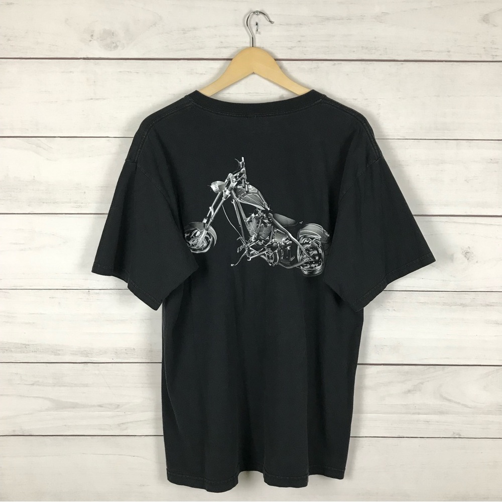 Vintage Y2K Snap On The Chopper T-Shirt Large